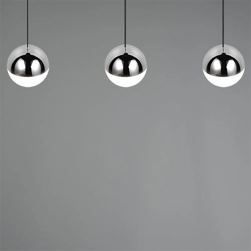 3-light pendant lamp Senta chrome Trio 4017807685831