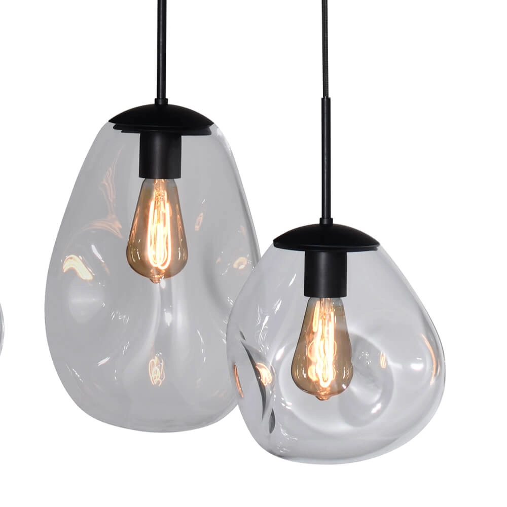 Hanging lamp Lava 6x clear glass Masterlight 8718121286167