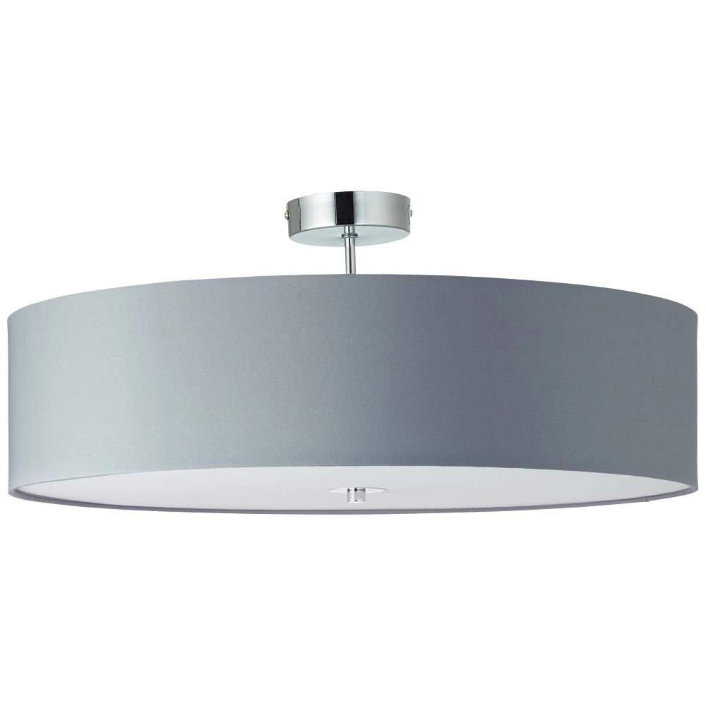Gray ceiling lamp Andria Ø 60cm Brilliant 4004353235870