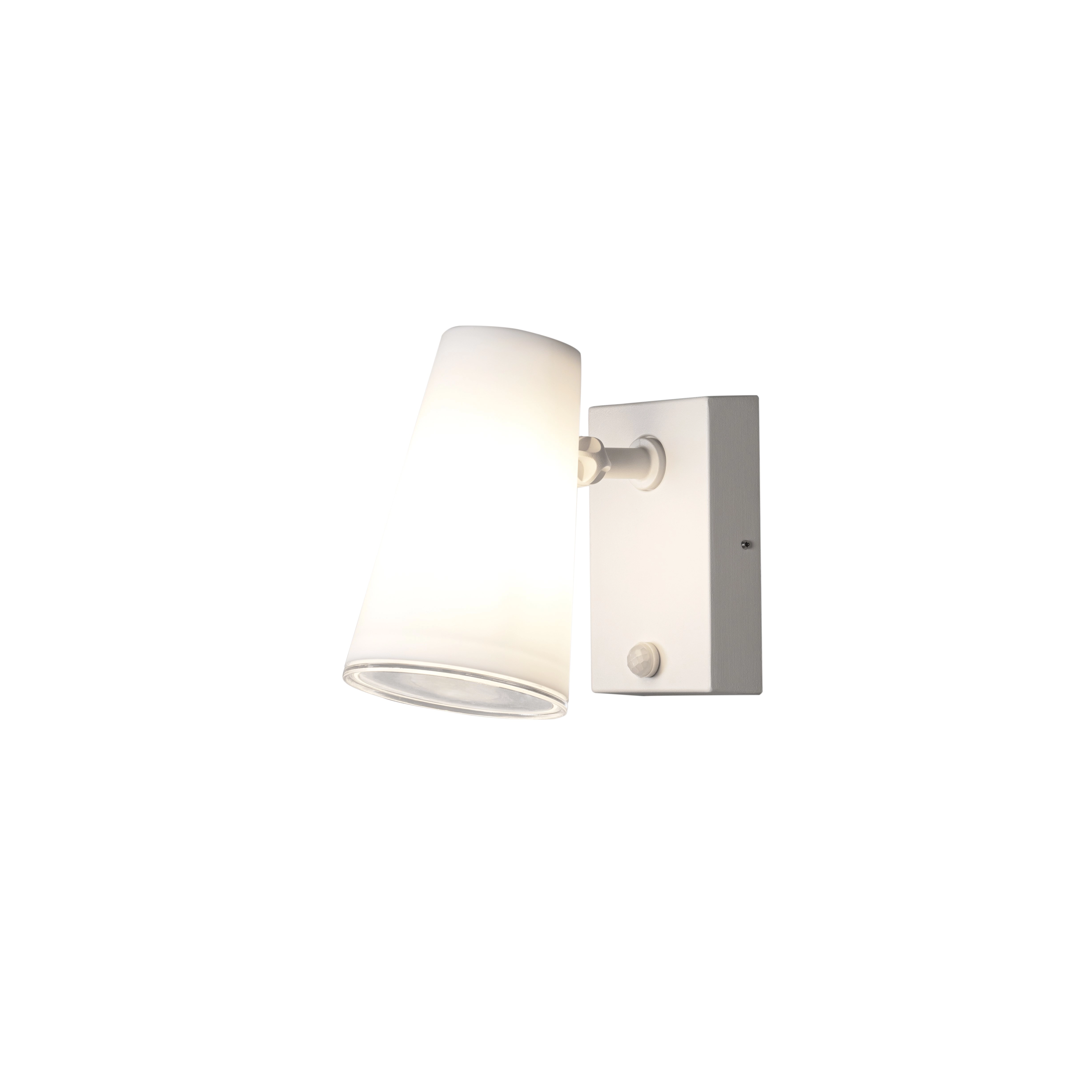 White surface mounted spot Fano with motion sensor