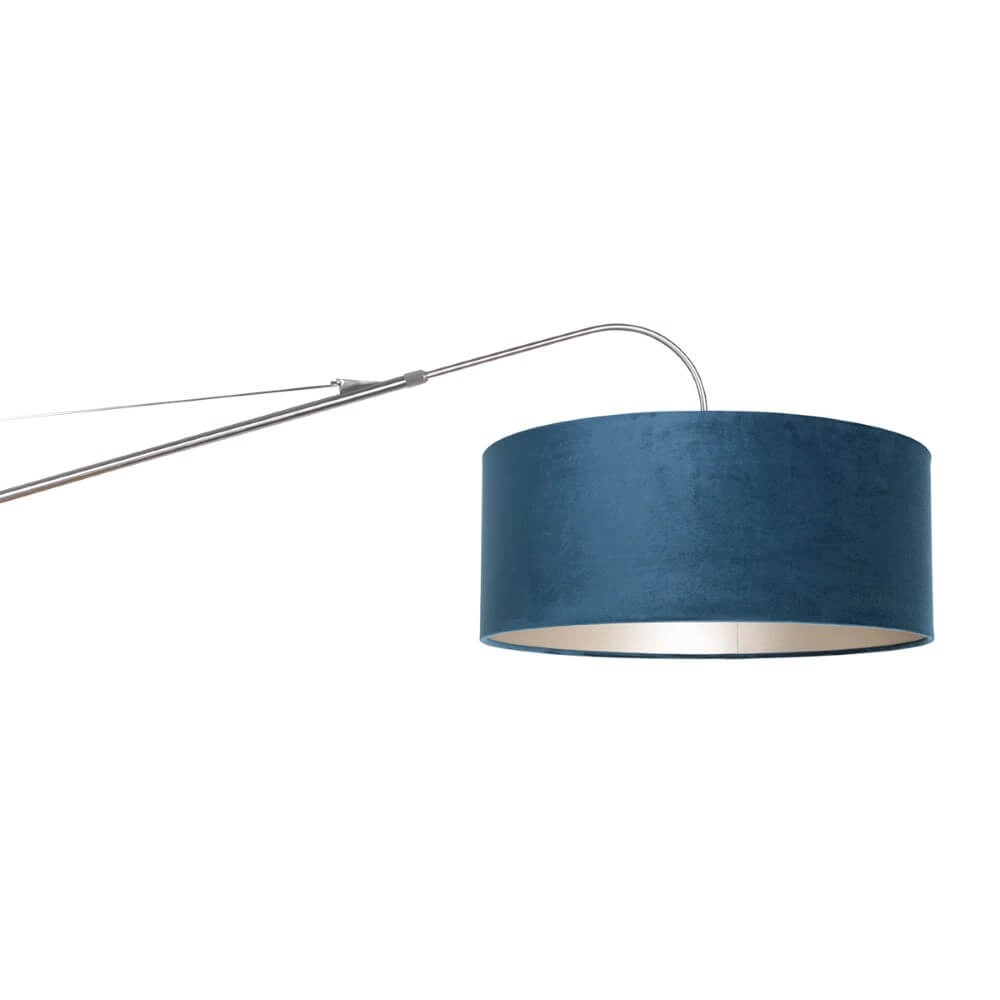 Adjustable wall lamp Elegant Classy Stainless steel with blue Steinhauer 8712746147315