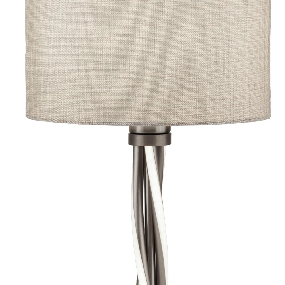 Table lamp Vegas Grey with taupe Searchlight 5053423138985