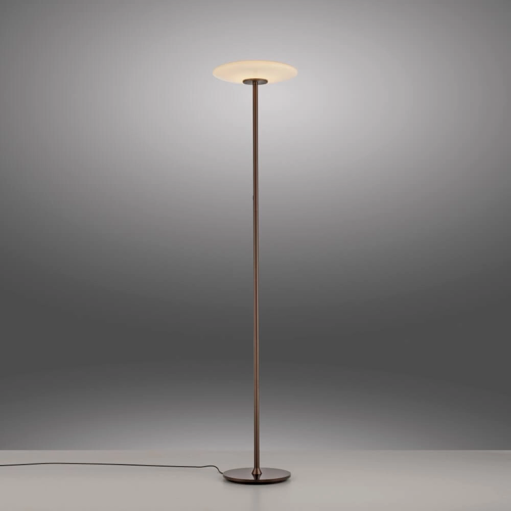 Designer floor lamp Pure Vitrum brown Paul Neuhaus 4012248382714