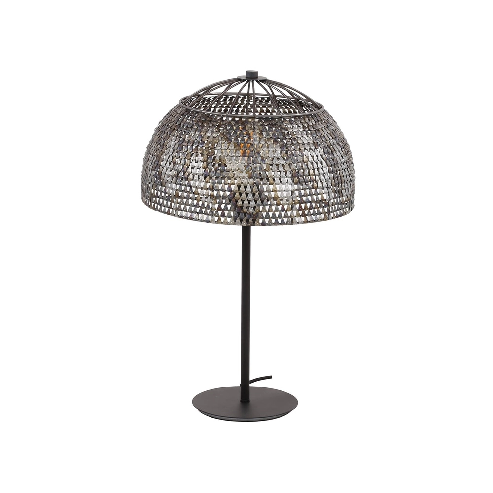 Scale look table lamp Armor Ø 35cm Lyora 8716803512955