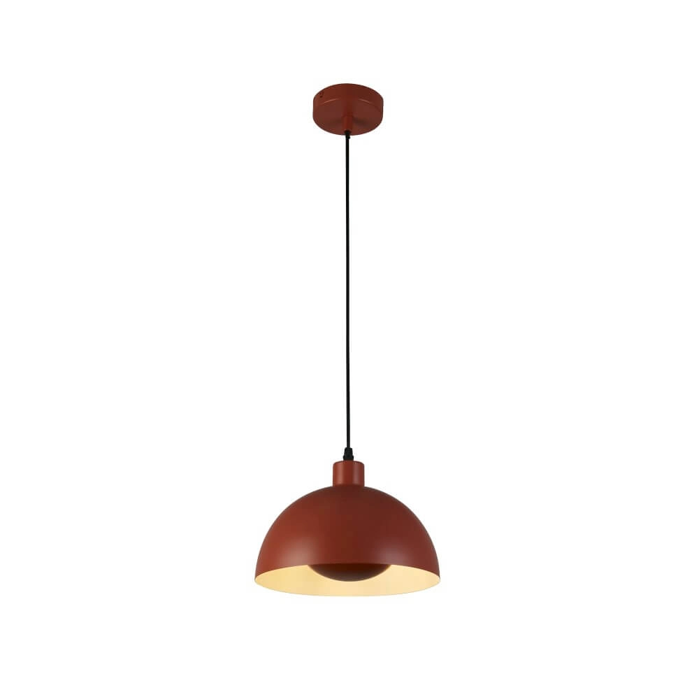 Orange pendant lamp Mars shade 31cm high
