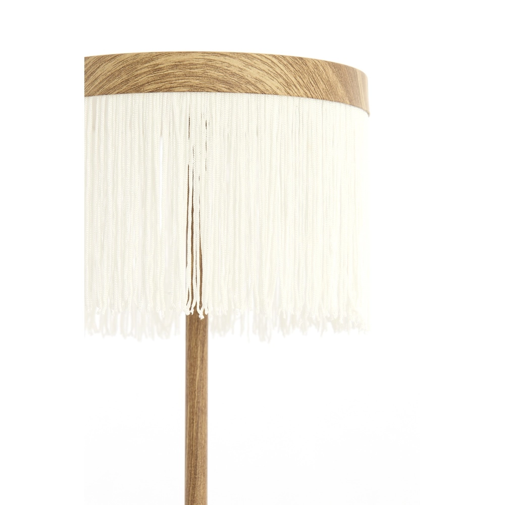 Rechargeable table lamp Diny Wood look with white Light & Living 8717807816360