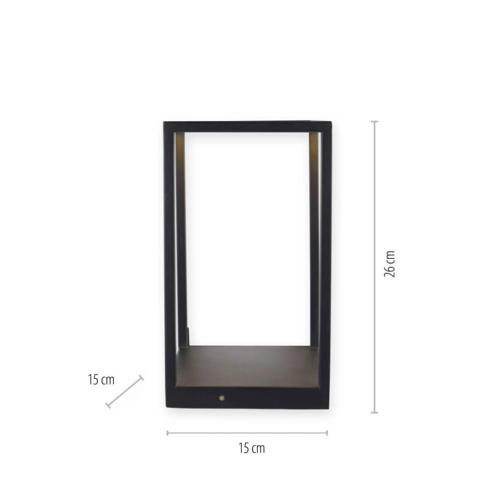 Sleek table lamp Conni black Paul Neuhaus 4012248359419