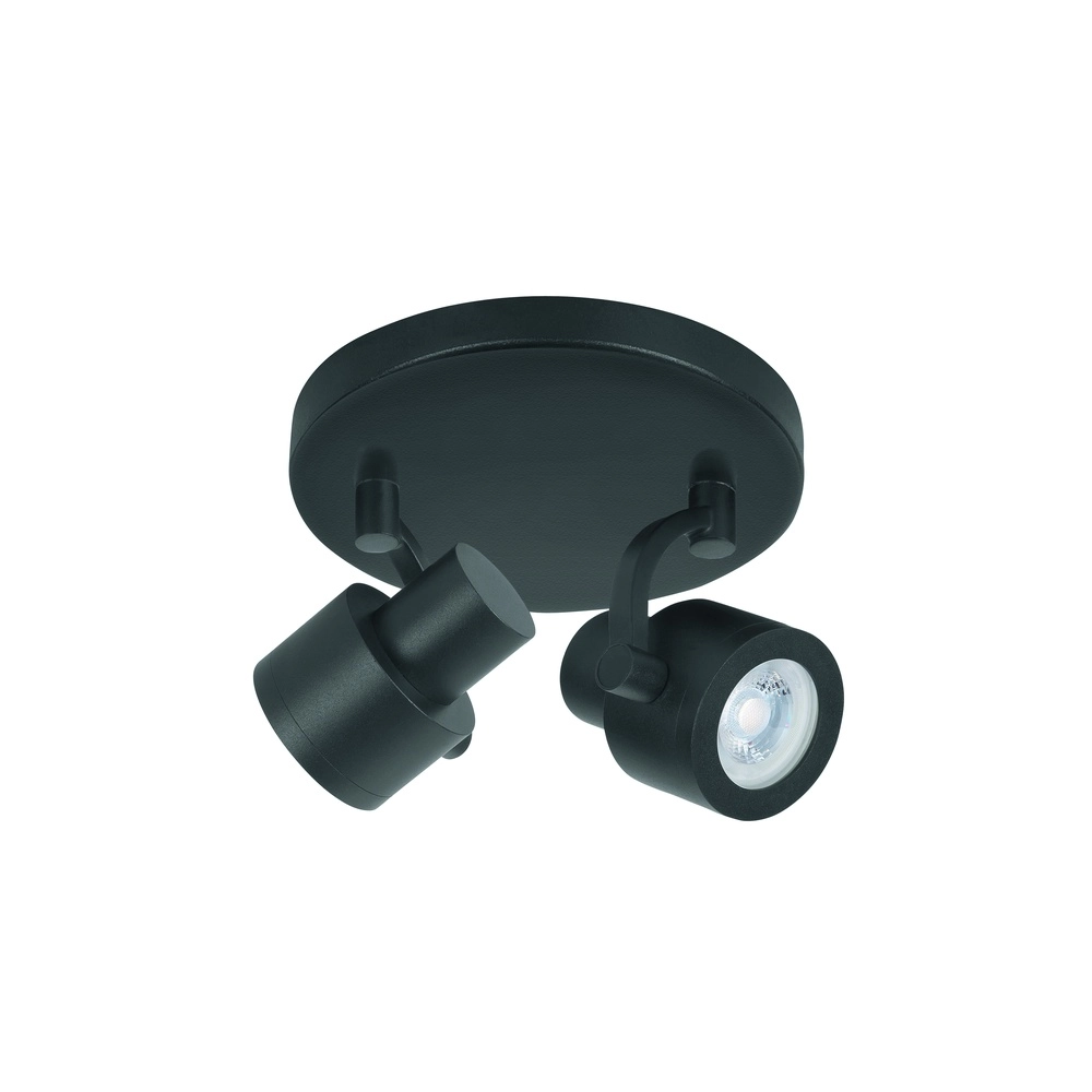 Mockery Alto black 2-light round