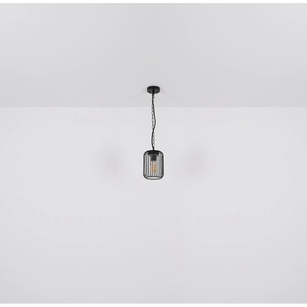 Pendant lamp Nina black for outdoors Globo 9007371435340