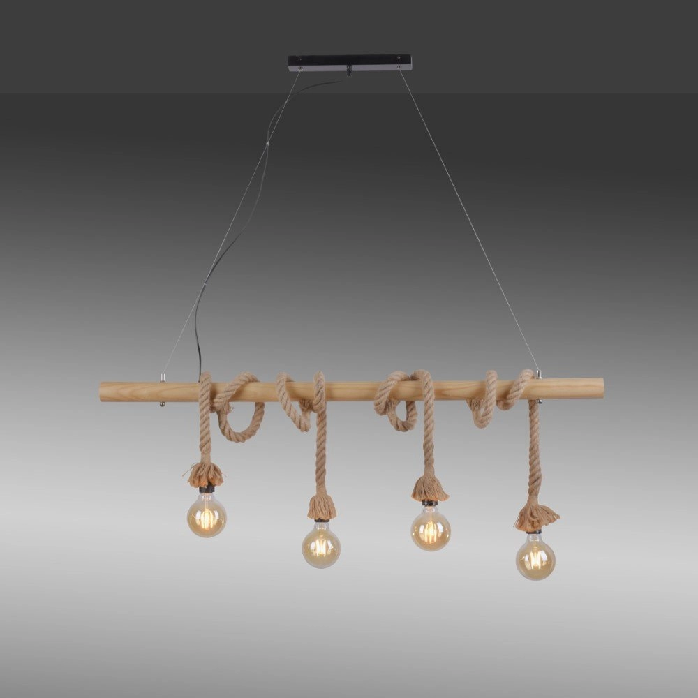 Dining room rope lamp Rope Just Light 4043689963132
