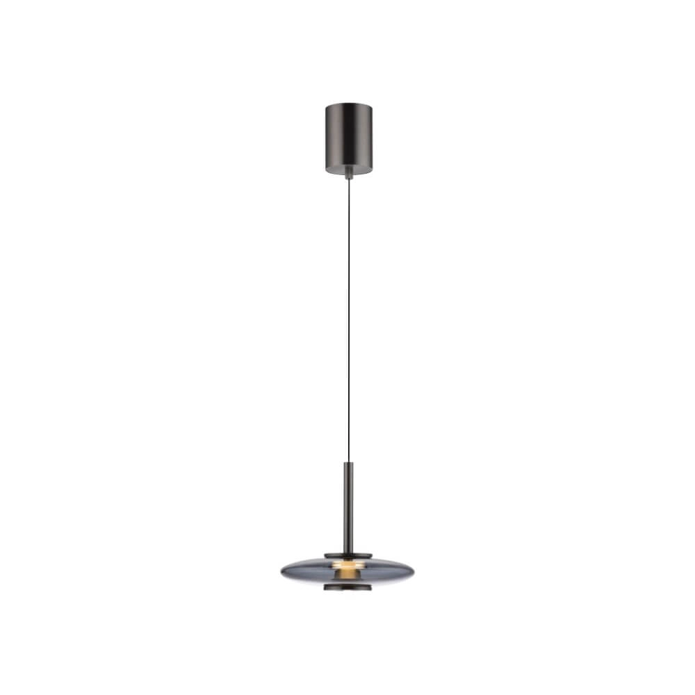 Design hanging lamp Pure Vitrum gray Paul Neuhaus 4012248383957