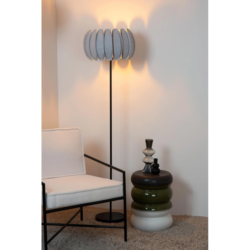 Floor lamp Spencer grey Lucide 5411212343758