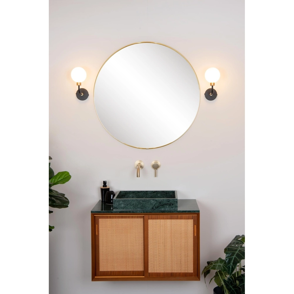 Wall lamp Berend black and white Lucide 5411212302632