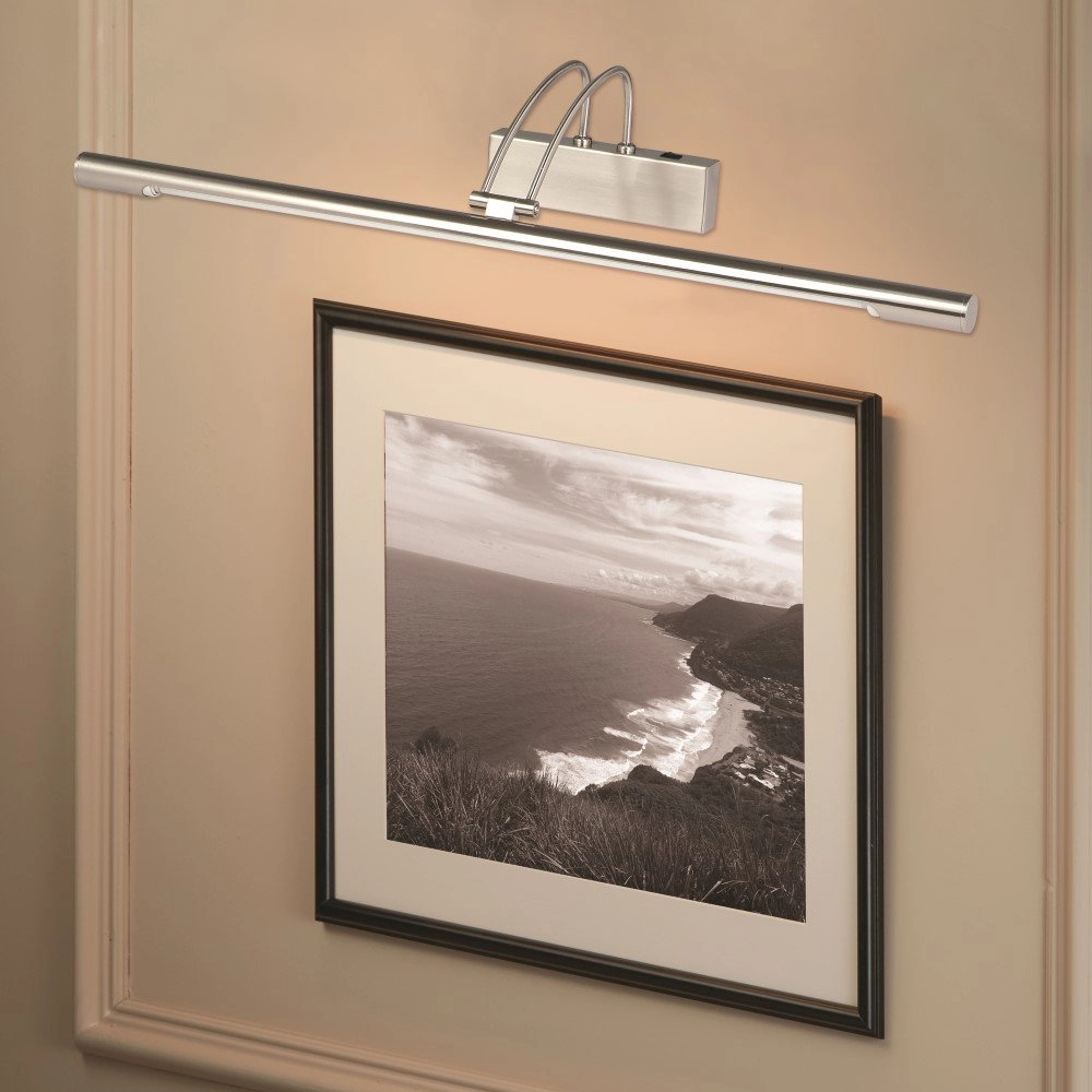 Stainless Steel Picture Lamp Picture 68cm Searchlight 5013874396709