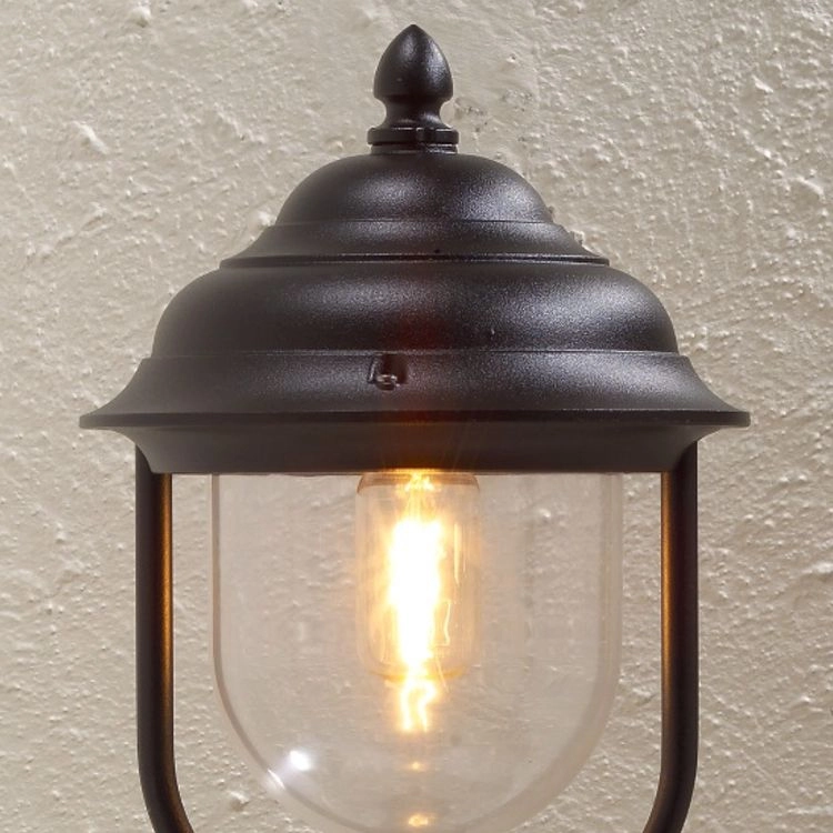 Classic pedestal lamp Parma black KonstSmide 7318307224757