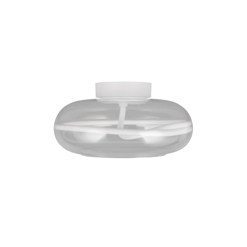 Design ceiling lamp Tarsia white Ø 40cm Trio 4017807683387