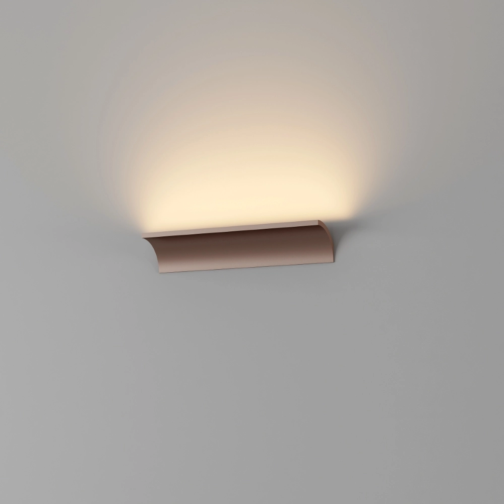 Indirect wall lamp Malibu Up - bronze brushed
