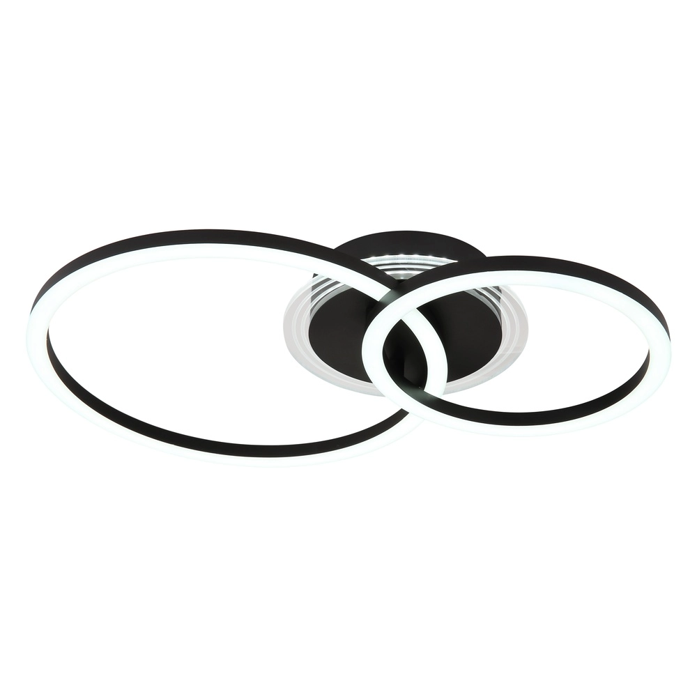 Black ceiling lamp Loretta Design Globo 9007371481293