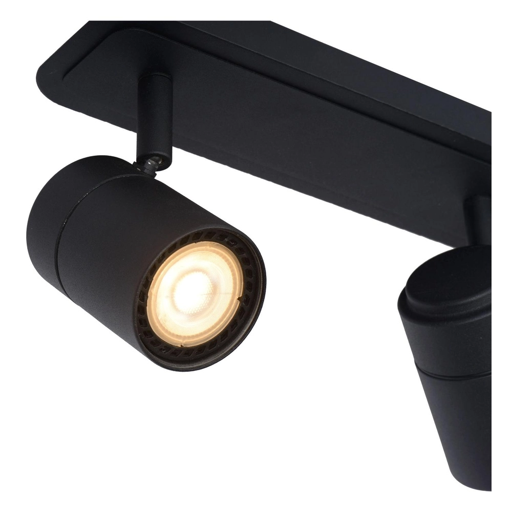 Ceiling spotlight Lennert 3-light black Lucide 5411212262691