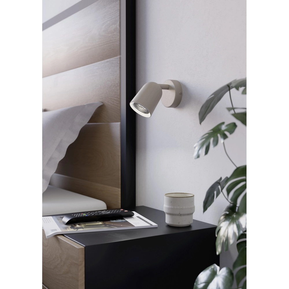 Sand brown wall spot Camaldoli GU10 - Orientable Eglo 9008606363155