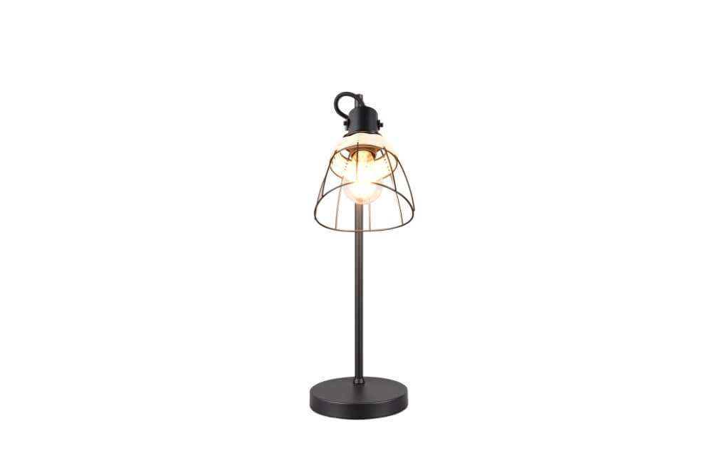 Black table lamp Jerome design Trio 4017807637724