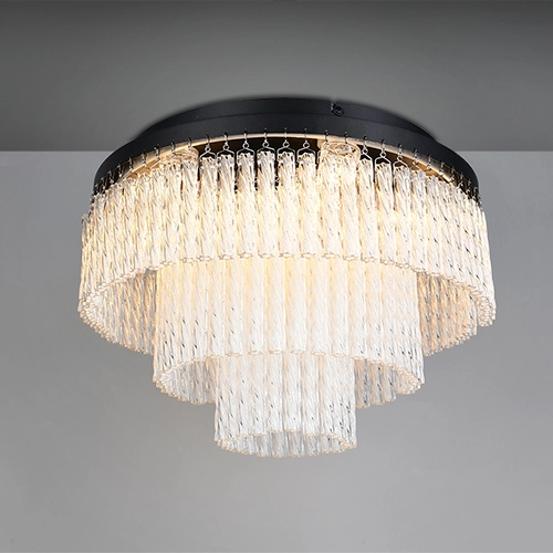 Design ceiling lamp Vono Black Trio 4017807682236