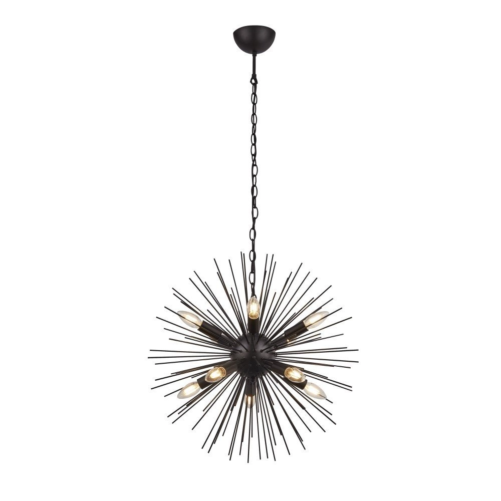 Black pendant lamp Sputnik Ø 56cm Searchlight 5053423158709