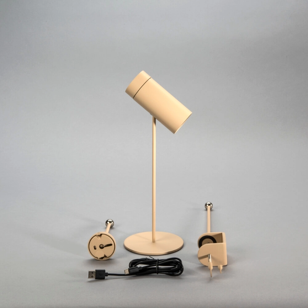 Rechargeable table lamp Multi Sand brown with magnet KonstSmide 7318307844337