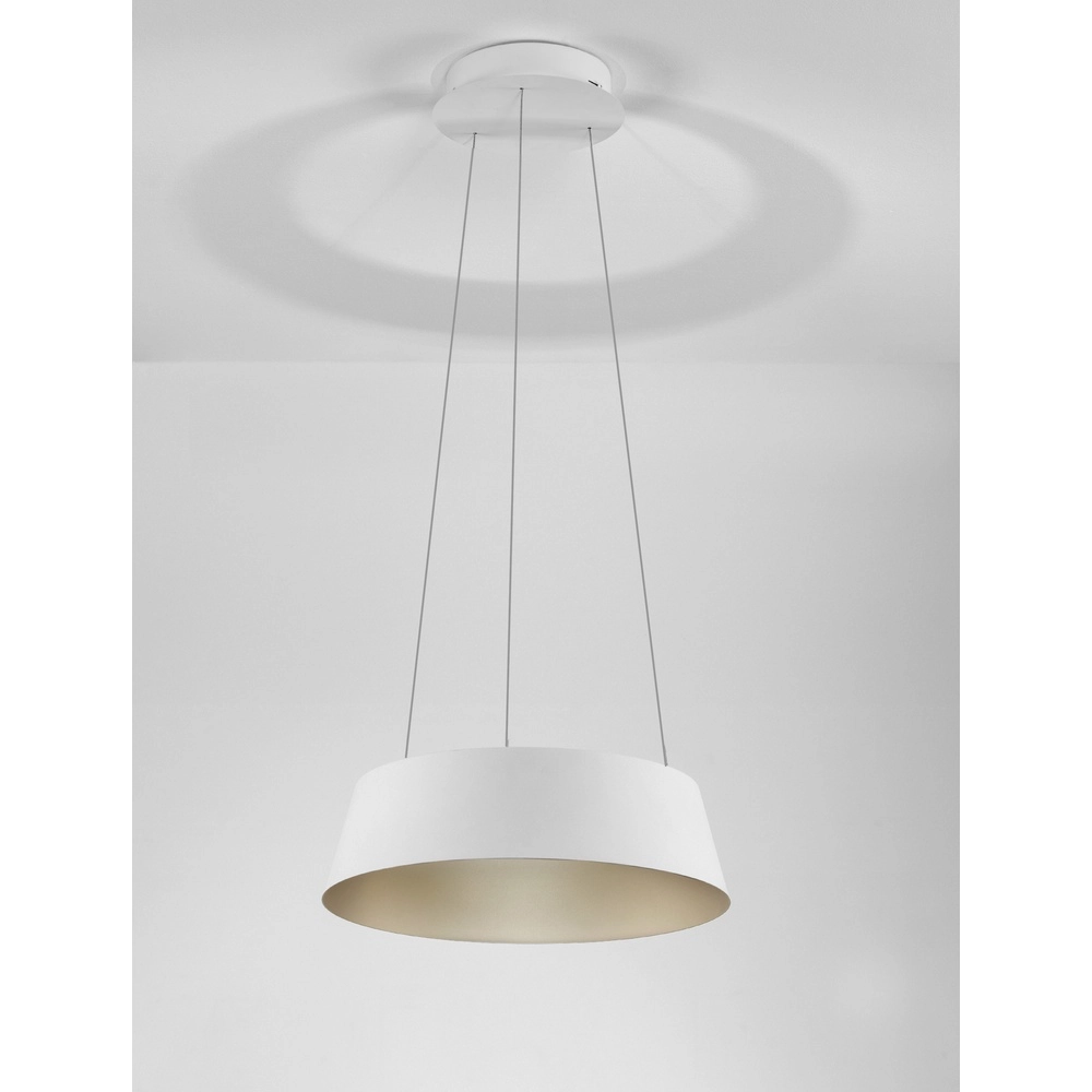 Pendant lamp Alba white Ø 42cm Lyora 5212017439000