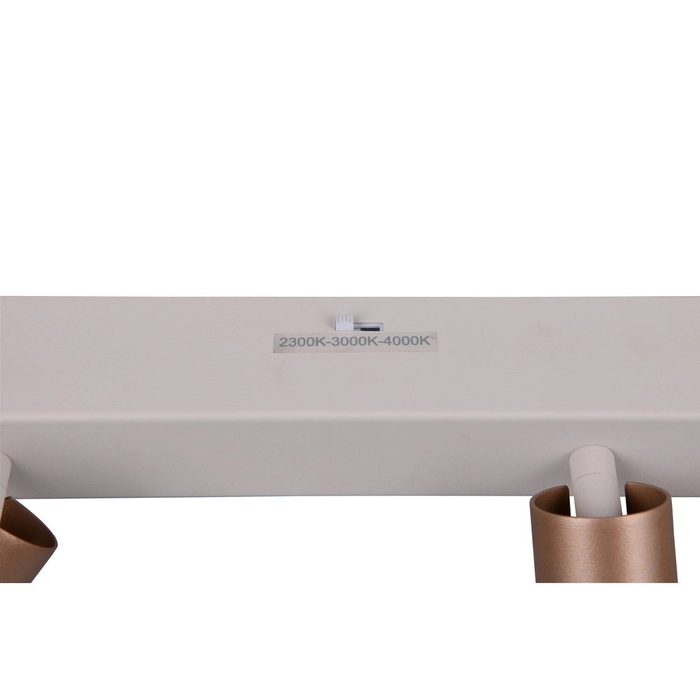 2-light surface-mounted spotlight Ambala mocha brown Trio 4017807656084