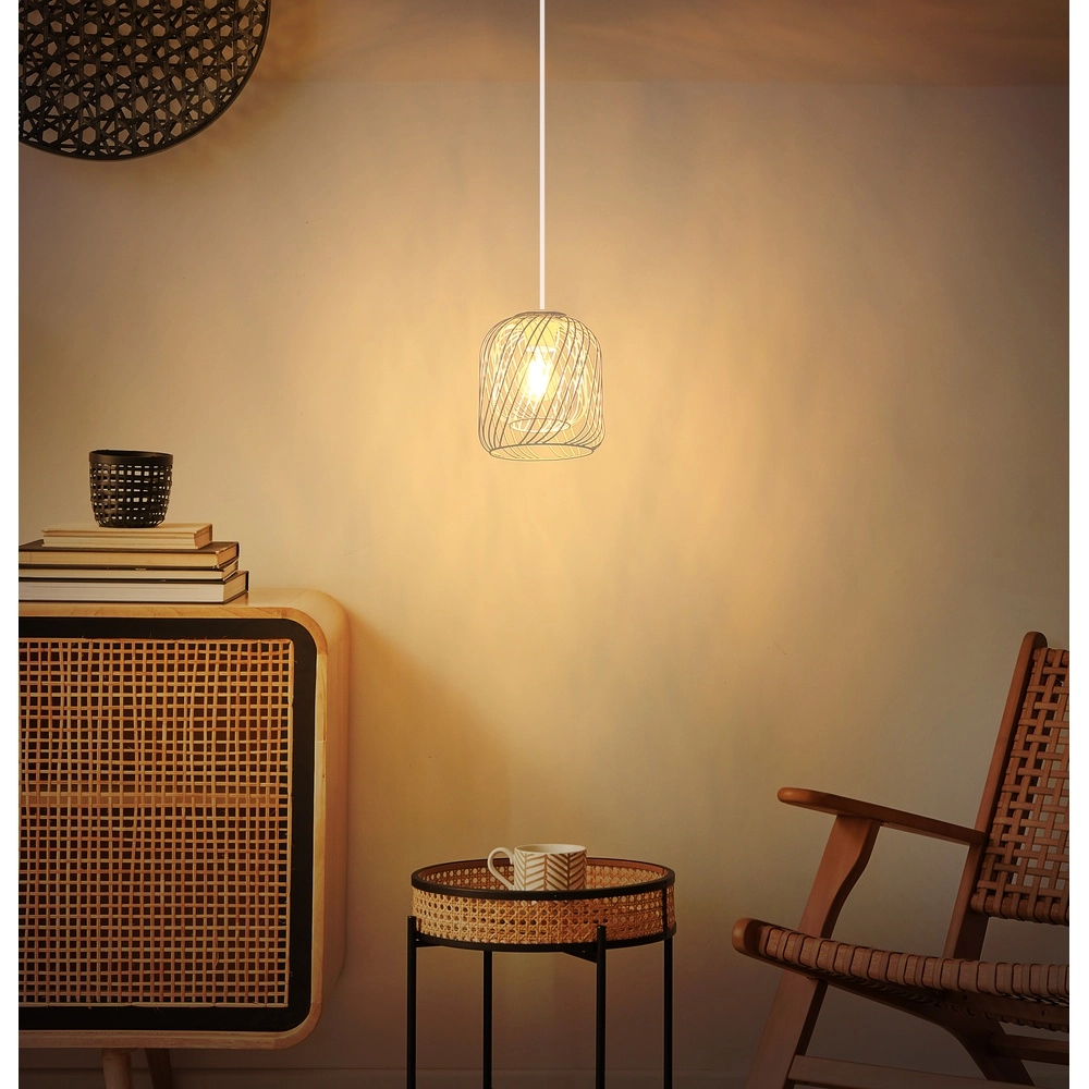 Pendant lamp Dichti sand brown Globo 9007371531349