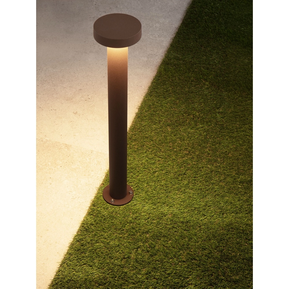Desing garden lamp Gong rust brown 60cm - 2700K