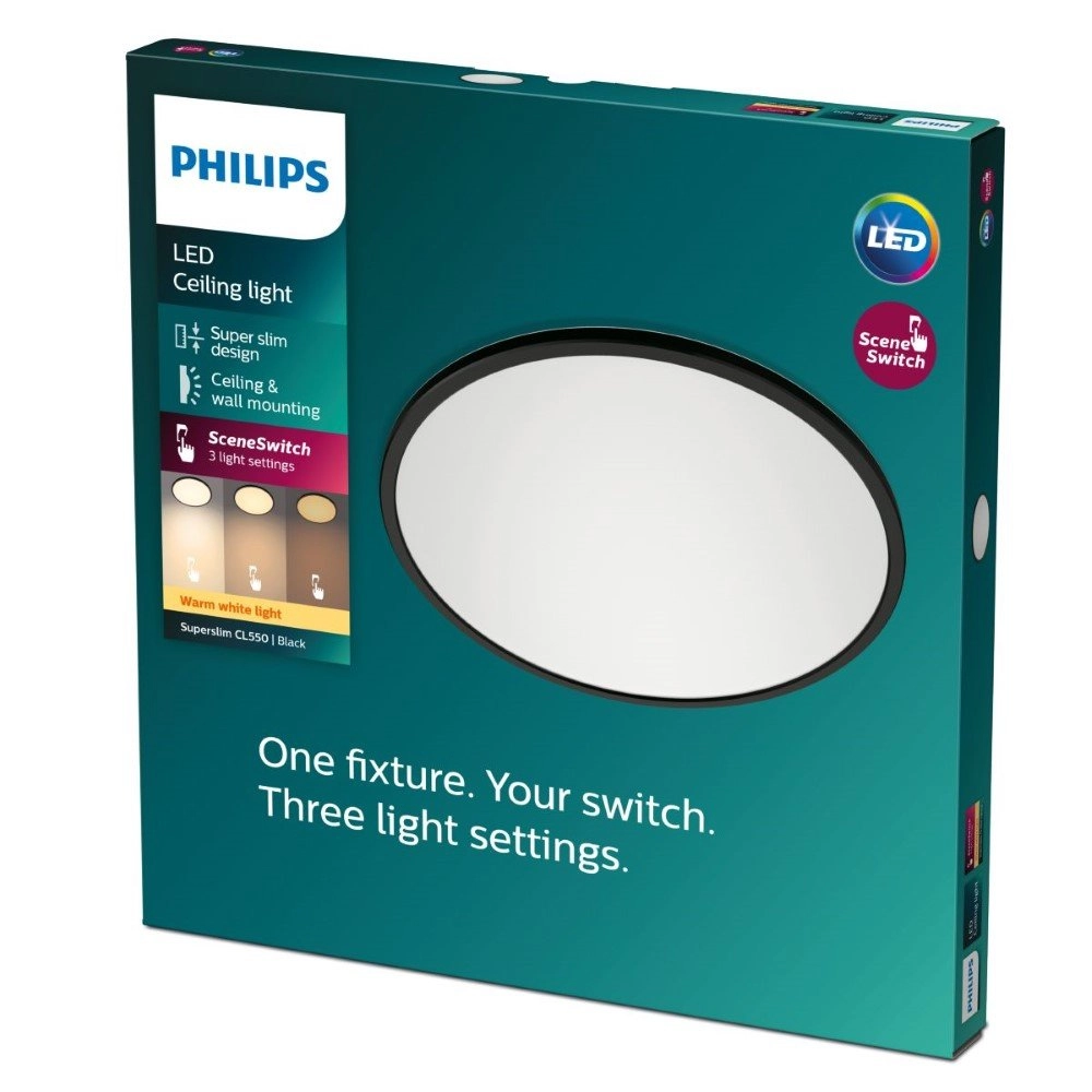 Ceiling light Superslim Ø 30cm Philips 8719514256644