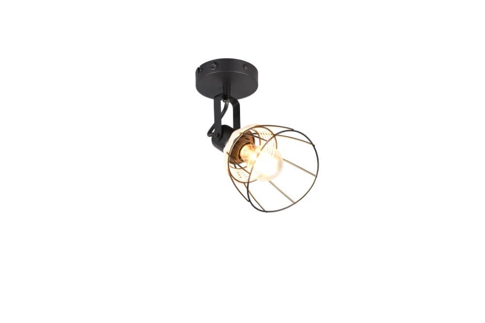 Black wall lamp Jerome design Trio 4017807637694