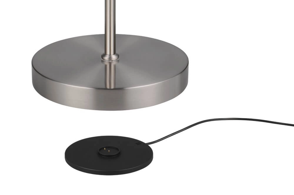 Stainless steel reading lamp Moreno Rechargeable Trio 4017807618020
