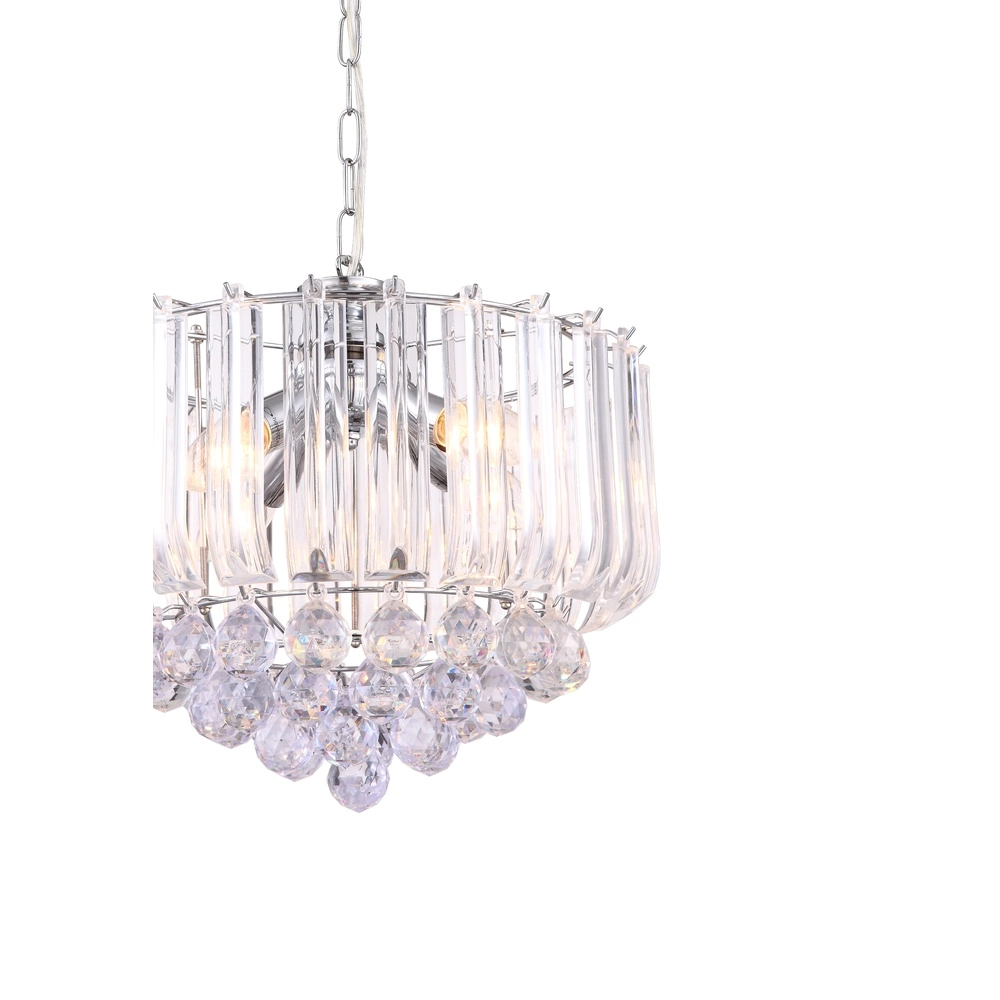 Chandelier Minnesota Ø 35cm chrome Globo 9007371299492