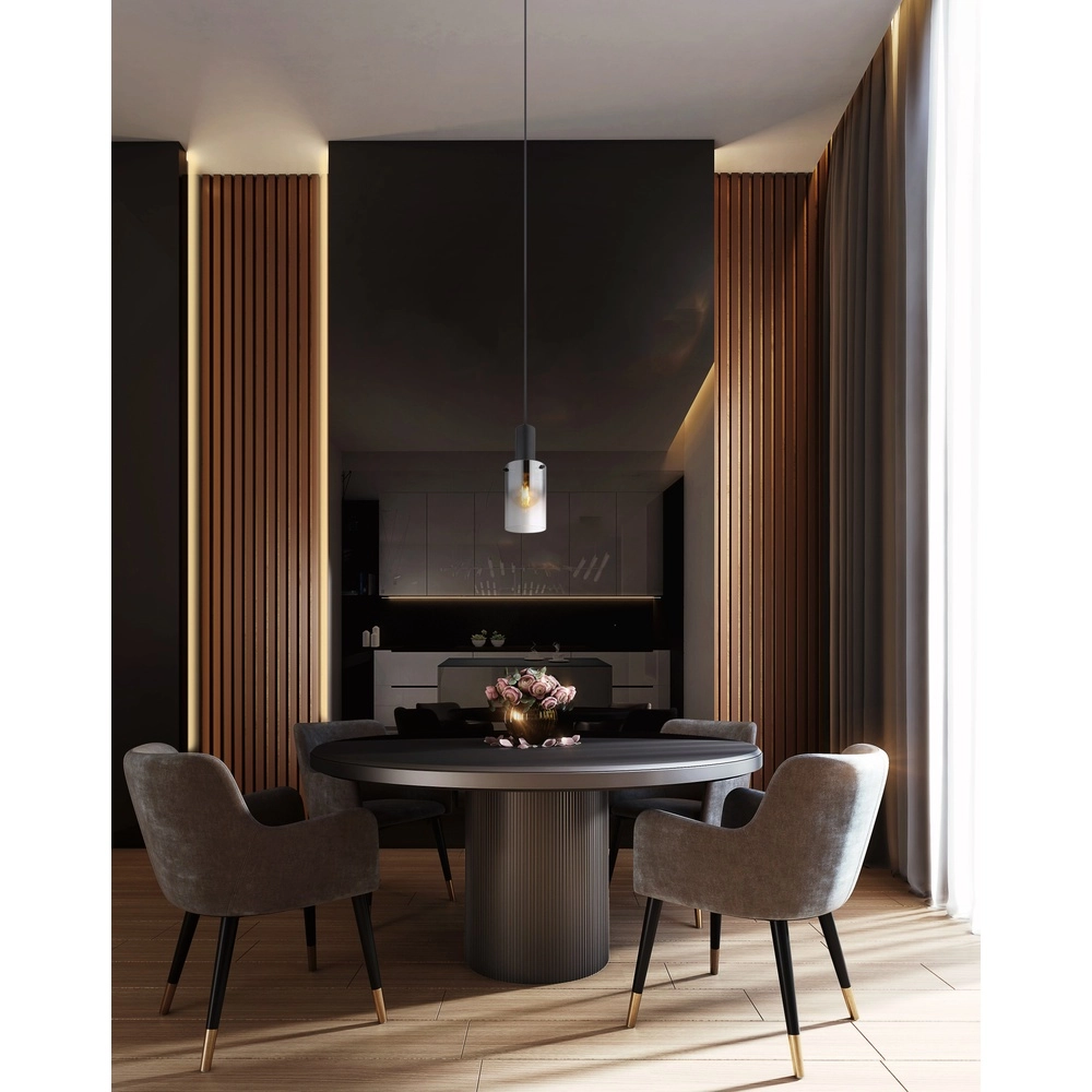 Single pendant lamp Florentina Black design Globo 9007371449149