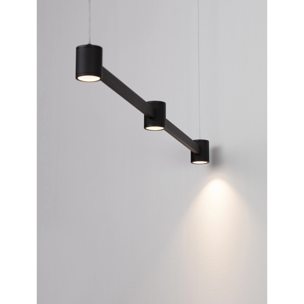 Design pendant lamp Puize 3-light black Lyora 5212017448576