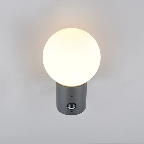 Sphere Wall Lamp Mures anthracite with sensor Trio 4017807687200