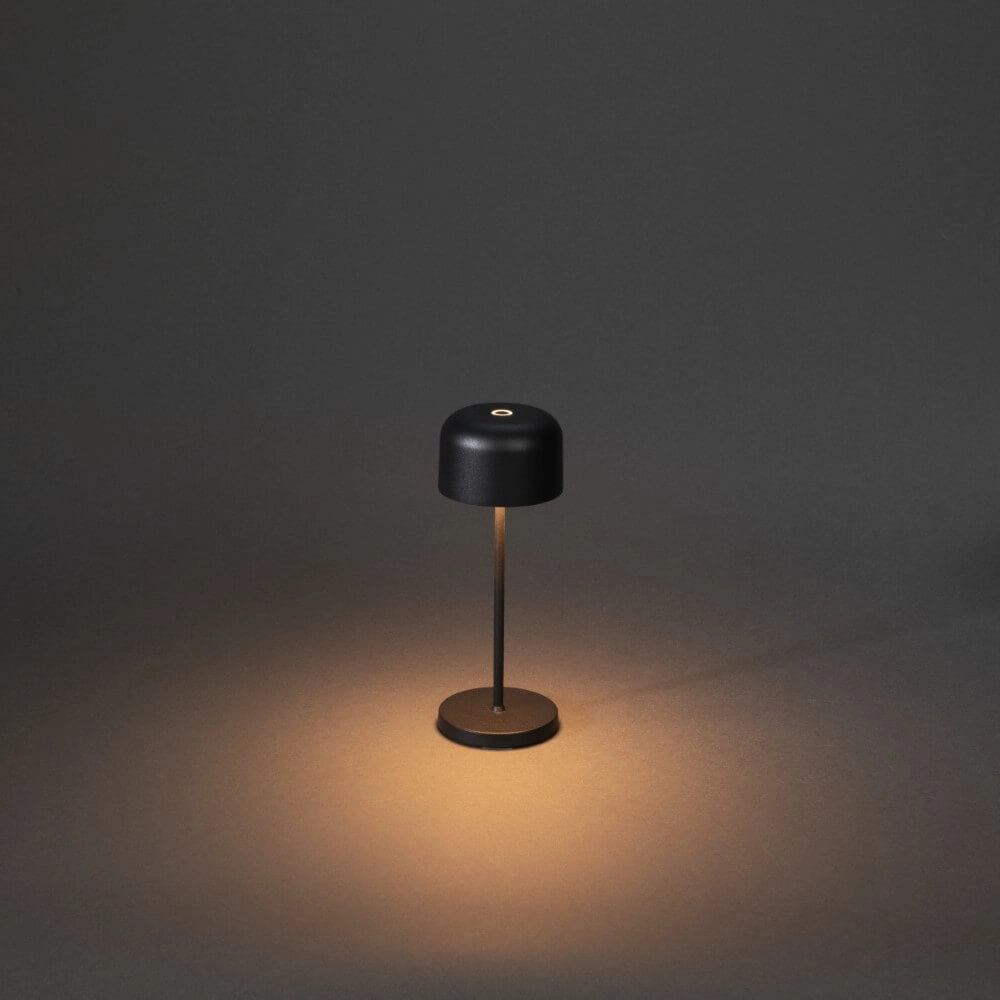 Rechargeable table lamp Lille mini black KonstSmide 7318307835755