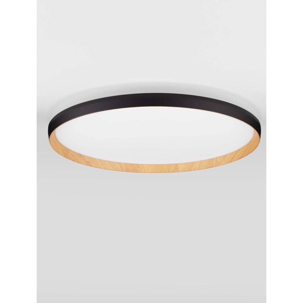 Ceiling light Vomos black Ø 60cm Lyora 5212017448781