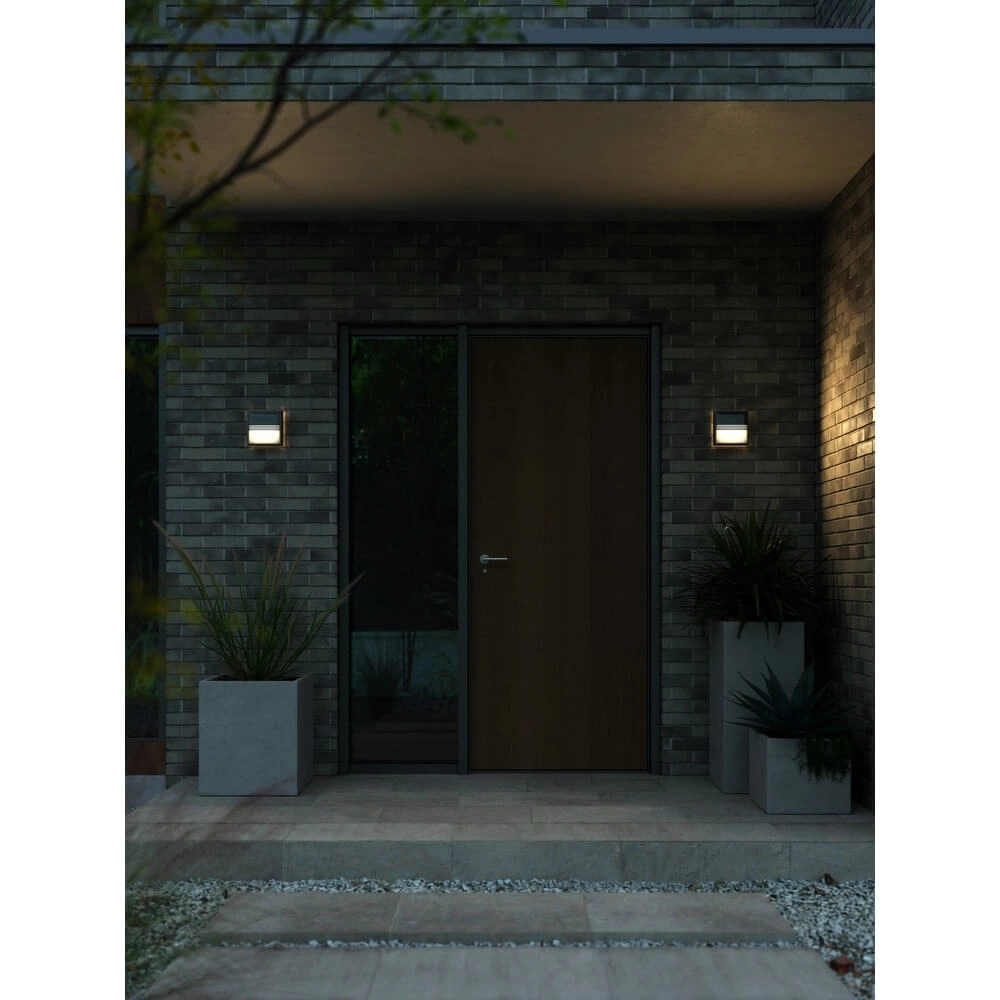 Design wall lamp Oliver black square Nordlux 5704924010996