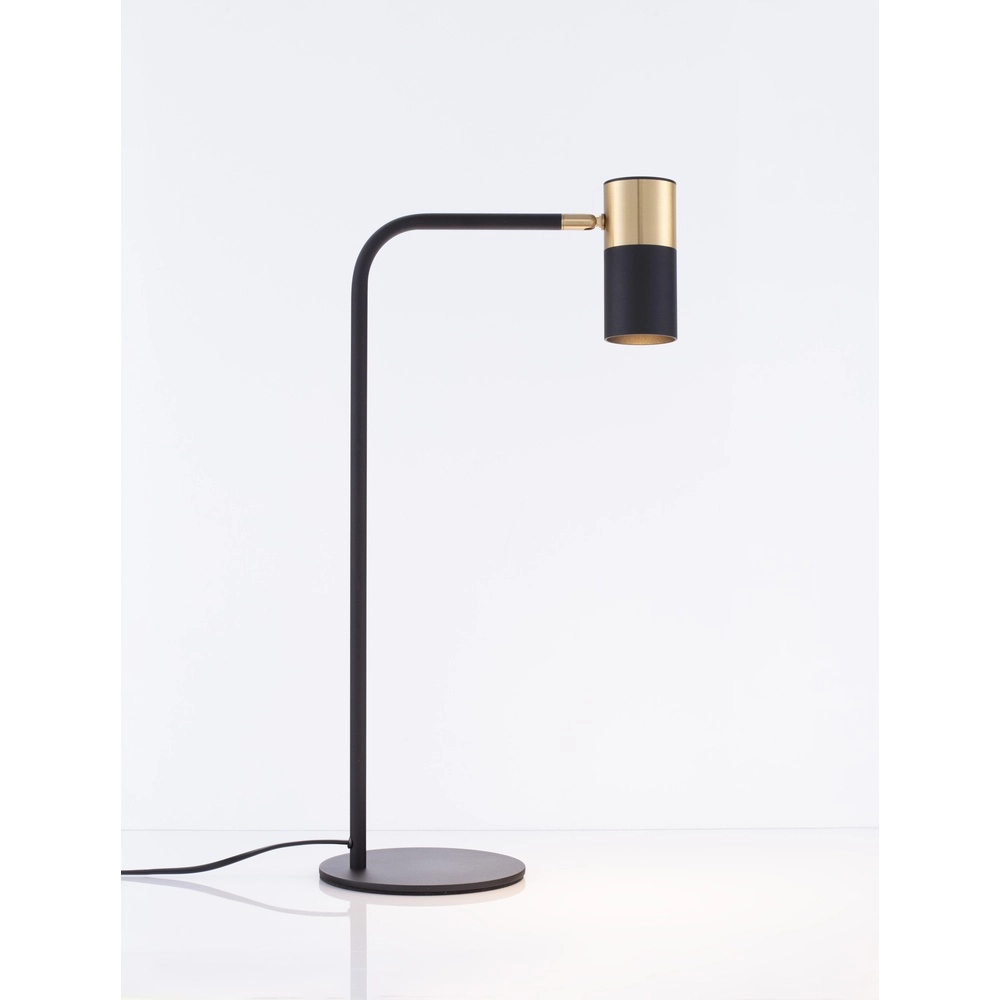 Table lamp Pongo black with gold Lyora 5212017441782