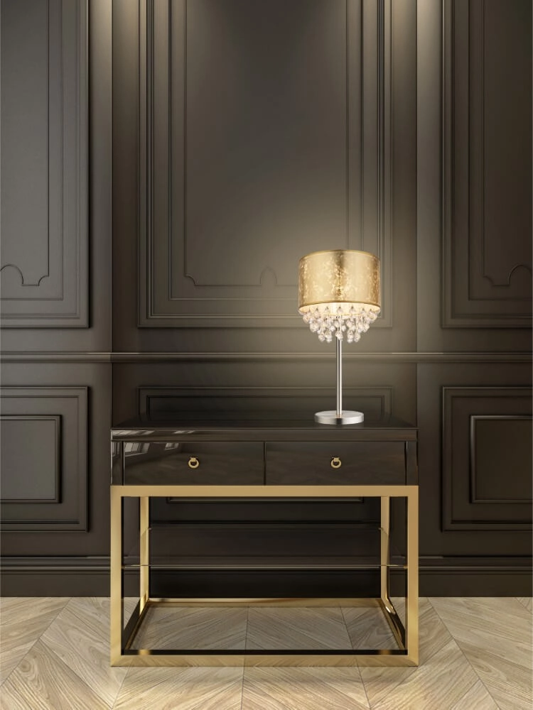 Golden table lamp Amy Globo 9007371363971