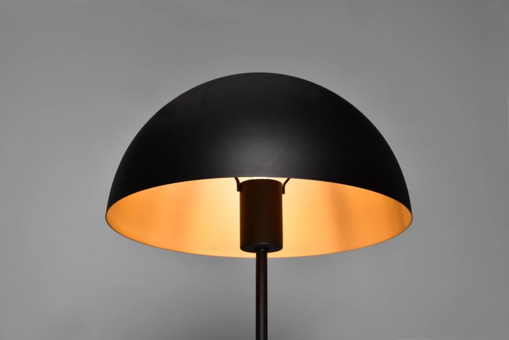 Black table lamp Nola design Trio 4017807560848