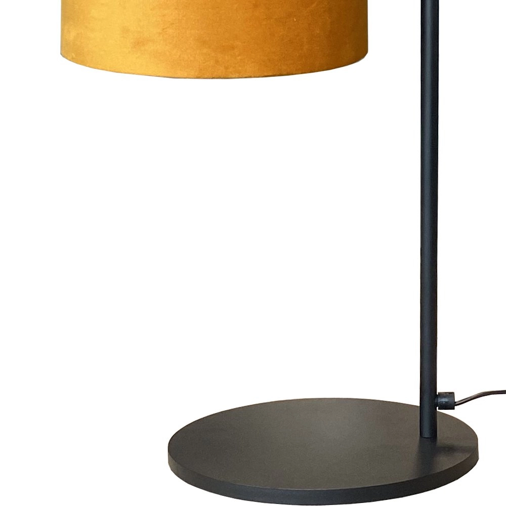 Table table lamp Venus with ocher yellow lampshade Masterlight 8718121251332