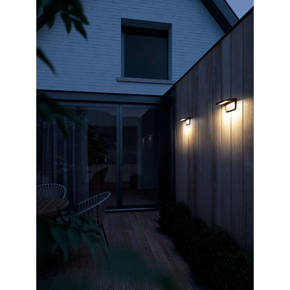 Black wall lamp Agena design Nordlux 5704924004964