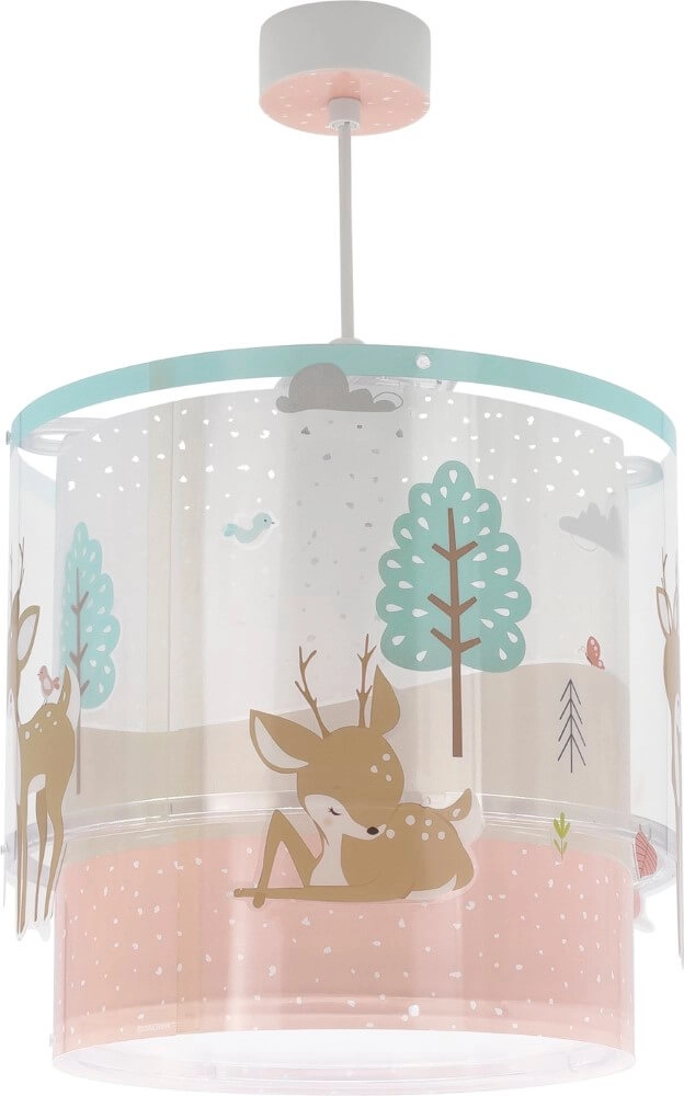 Children's room pendant lamp Loving Deer