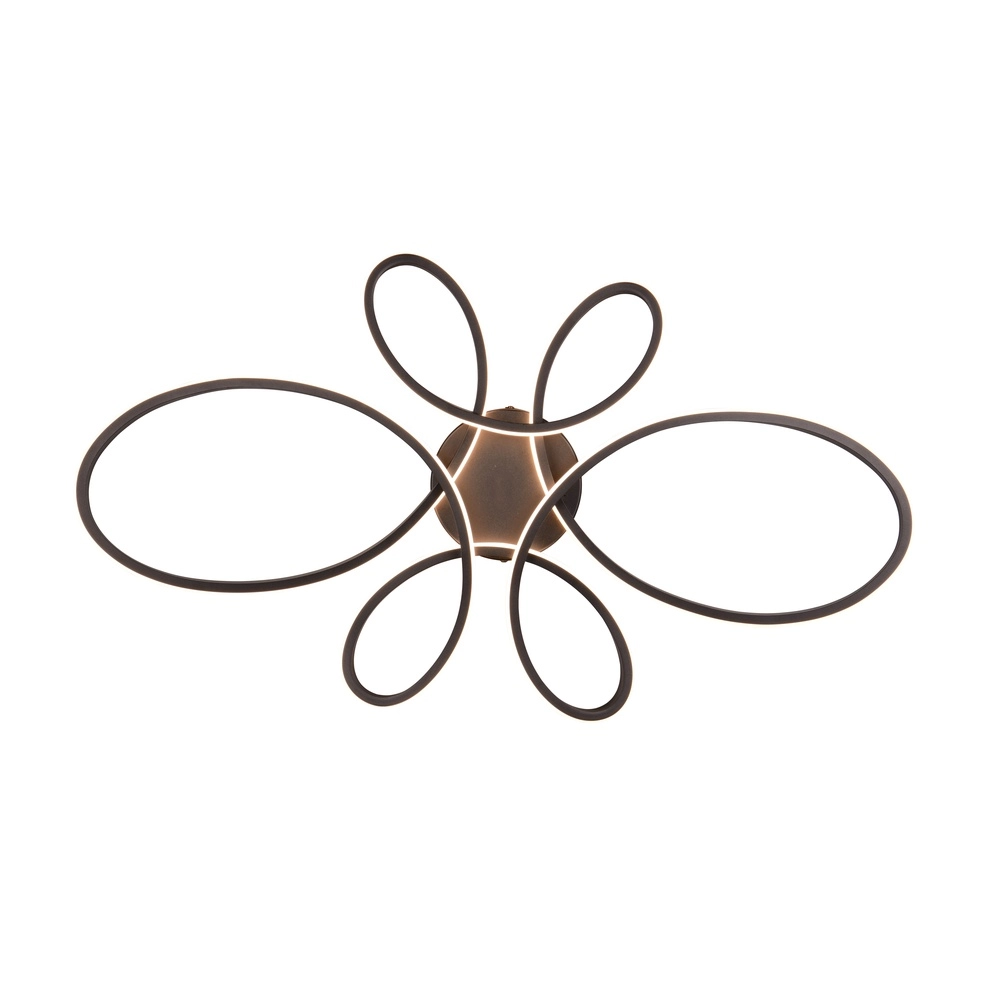 Design ceiling lamp Fly black Trio 4017807600865