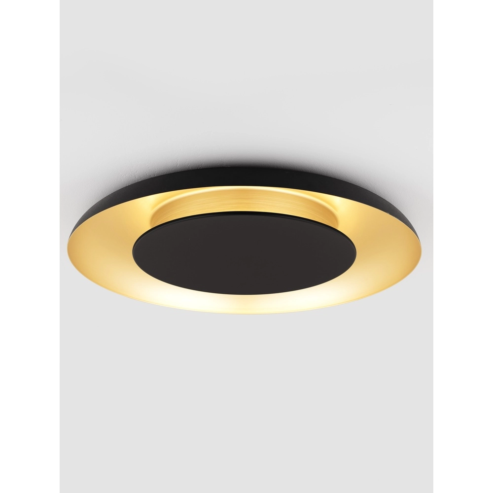 Design ceiling lamp Epos Ø 60cm black with gold